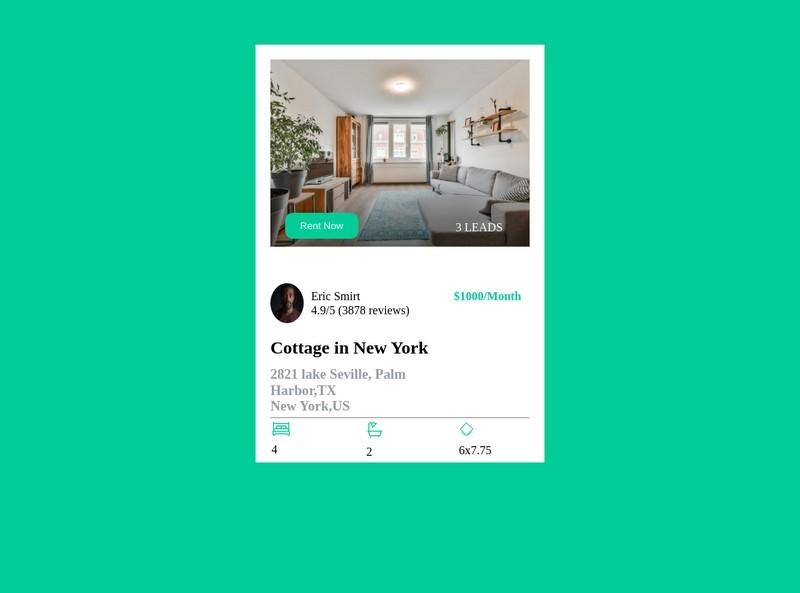 Real Estate Listing Component